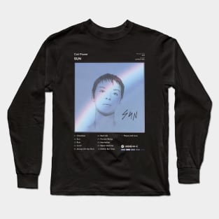 Cat Power - Sun Tracklist Album Long Sleeve T-Shirt